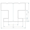 Aluprof Insektenschutz Aluprof Teleskopischer Magneteinsatz 7,6x5,8mm
