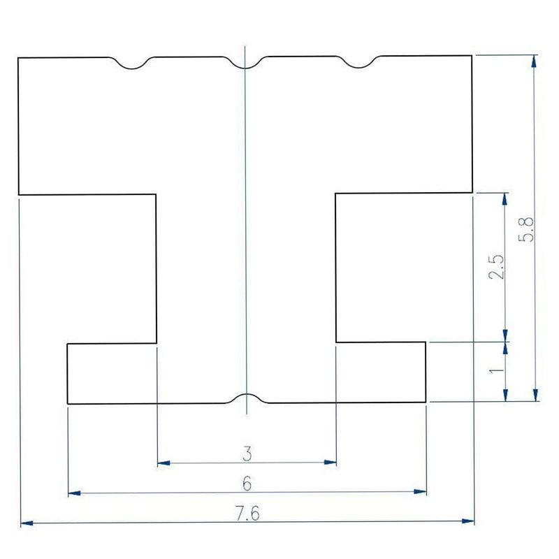 Aluprof Insektenschutz Aluprof Teleskopischer Magneteinsatz 7,6x5,8mm