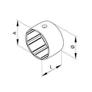 Aluprof Rolladen Aluprof Adapterring für Durchmesseränderung 70 bis 80mm SW70