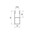 Aluprof Rolladen Aluprof ALU Führungsschiene PP53