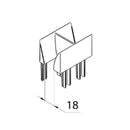 Aluprof Rolladen Aluprof Doppelter Einlauftrichter SLD60/17