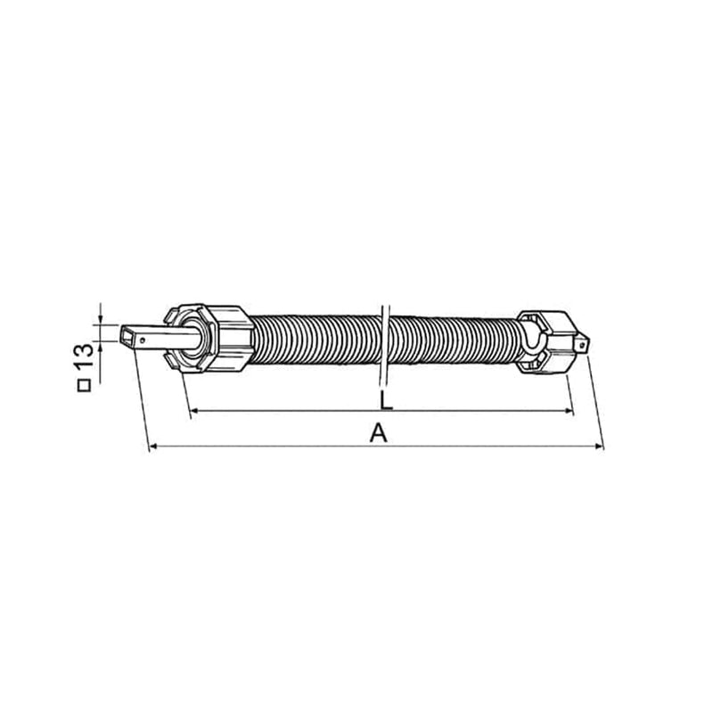 Aluprof Rolladen Aluprof Federwelle SW70 22kg