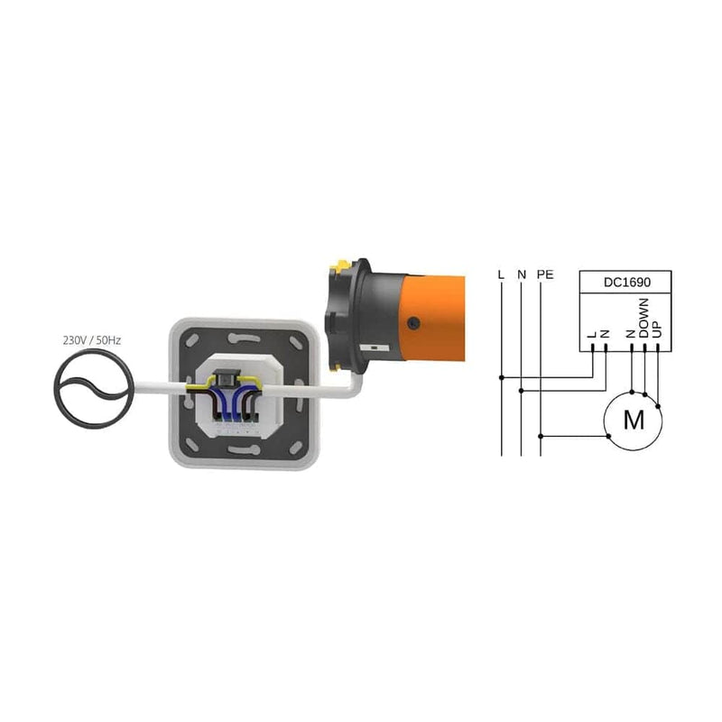 Aluprof Rolladen Aluprof Funkempfänger DC1690 UP