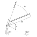 Aluprof Rolladen Aluprof Kardangelenk 45° mit Öse 300mm