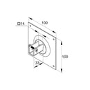 Aluprof Rolladen Aluprof Lagerplatte für Hilfsfeder SPR