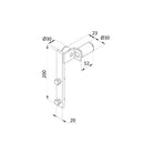 Aluprof Rolladen Aluprof Metall-Polyamid Einlaufrolle RPB PP120