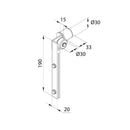 Aluprof Rolladen Aluprof Metall-Polyamid Einlaufrolle RPM PP75 PPW90
