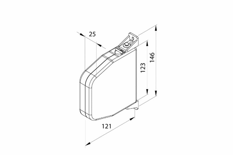 Aluprof Rolladen Aluprof Mini Gurtwickler bis 14mm breite und bis 4,6m Länge