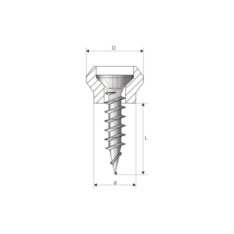 Aluprof Rolladen Aluprof Nippel-Schrauben 13mm