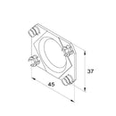 Aluprof Rolladen Aluprof PVC Kugellagerhalter LO28/T Set