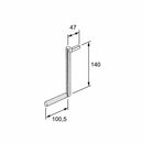 Aluprof Rolladen Aluprof Rolladen knickbare Gelenkkkurbel mit 8mm vierkant