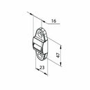Aluprof Rolladen Aluprof Steckleitrolle mit Bürste 14mm PTR14/02