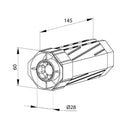Aluprof Rolladen Aluprof Walzenkapsel für Kugellager SW60