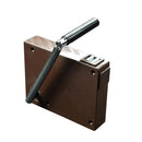 Aluprof Rolladen Gurtwickler Braun mit Kurbel Rolladen Kurbel Gurtwickler 14mm mit Handkurbel Set