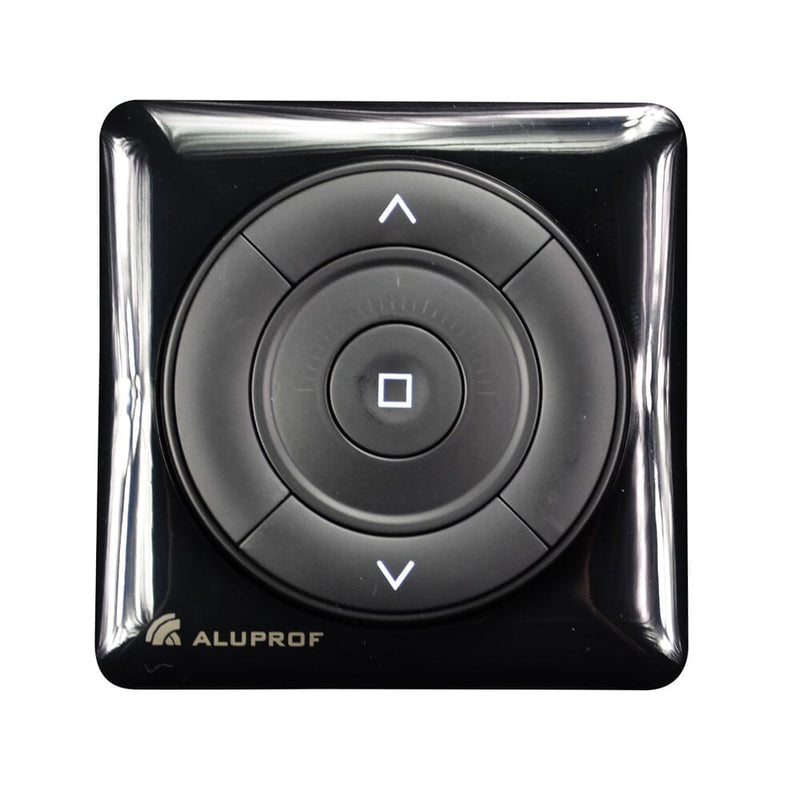 Aluprof Rolladen Schwarz Aluprof Wandsender AC134-01 1-Kanal