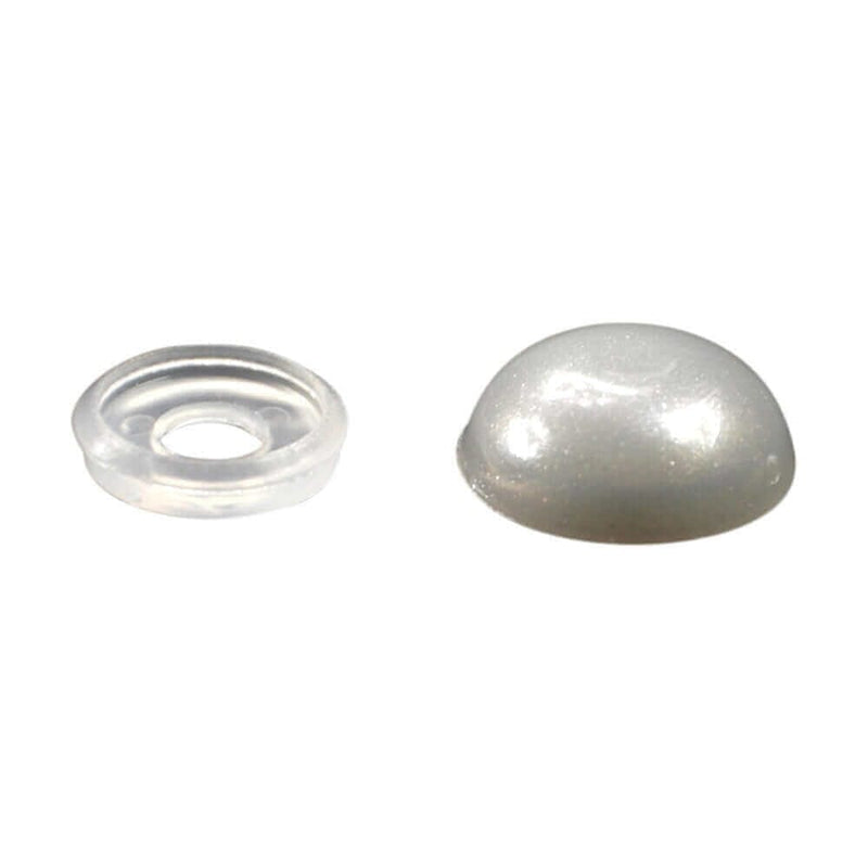 Aluprof Rolladen Silber Aluprof Abdeckkappe mit PVC Unterlegscheibe für Rolladenkasten Set