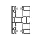 Aluprof Rolladen Weiß (ähnlich RAL9016) / 50cm Aluprof PVC Mini Führungsschiene PPD-P60/12