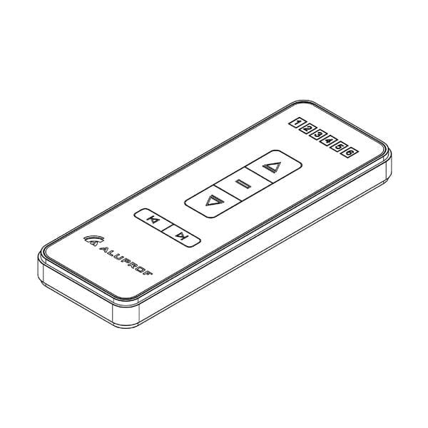 Aluprof Rolladen Weiss Aluprof Handsender AC140-06C 6-Kanal