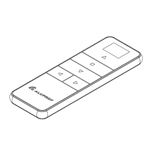 Aluprof Rolladen Weiss Aluprof Handsender AC140-16C 16-Kanal