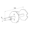Aluprof Rolltor Aluprof Kapsel SW102 mit verstellbarem Stift