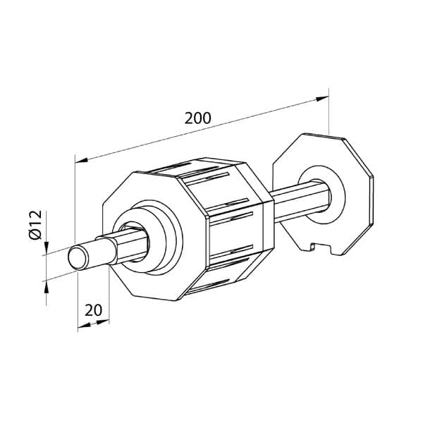 Aluprof Rolltor Aluprof Rolltor ALU Kapsel SW70 mit verstellbarem Stift