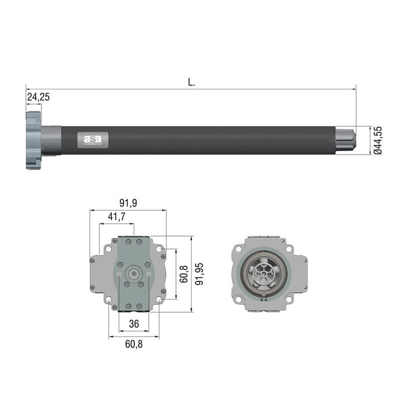 ASA Rolladen ASA Rolladenmotor Davinci 50 MO 30/17 NHK
