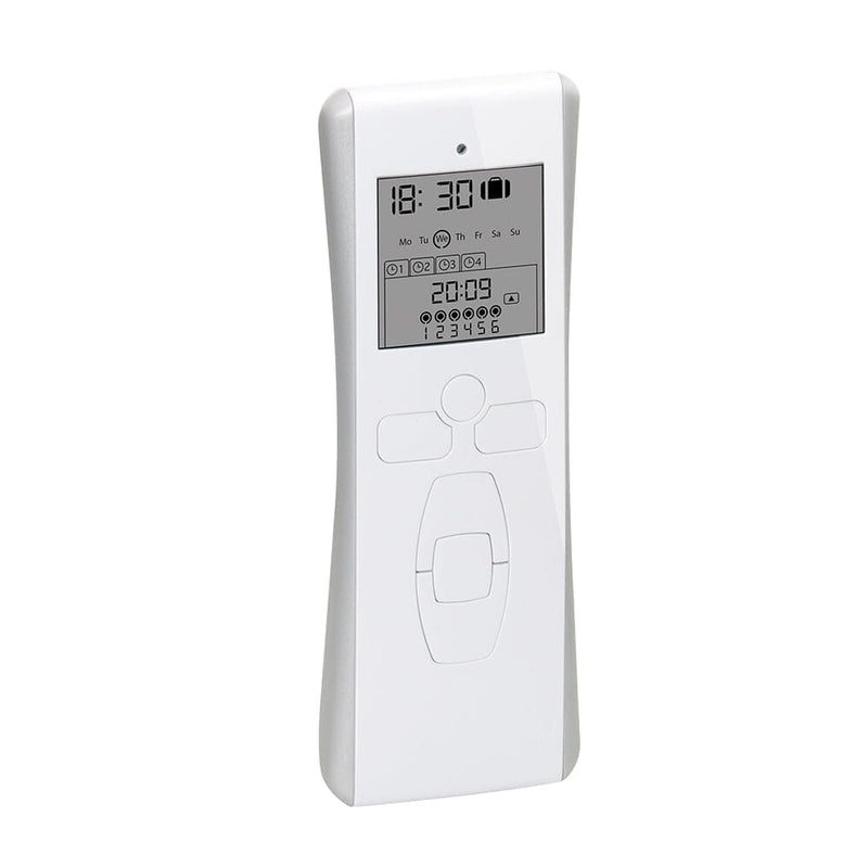 ASA Rolladen Weiss ASA Handsender 6-Kanal mit Zeitschaltuhr GO-6T Elegance