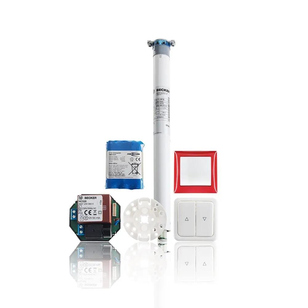 BECKER-Antriebe GmbH Rolladen Becker Hazard Control Fluchttür Set HCS520 20Nm