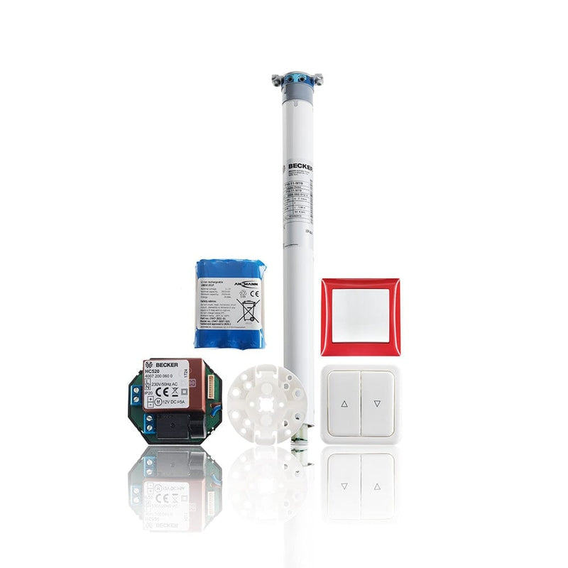 BECKER-Antriebe GmbH Rolladen Becker Hazard Control Fluchttür Set HCS520 20Nm