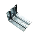 Blaugelb Fenster Blaugelb Montagewinkel Stahl verzinkt 156,5x100 9069054