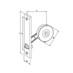 Eckermann Rolladen Eckermann Einlass Gurtwickler Standard UP für 22mm breiten Gurt