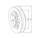 Eckermann Rolladen Eckermann Gurtscheibe Ø190mm mit Stift für SW60
