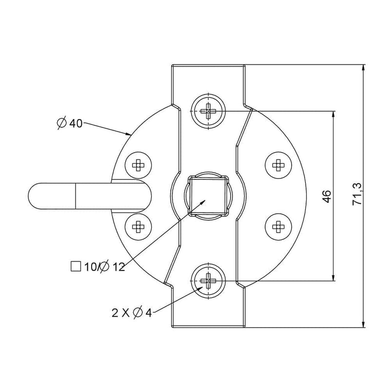 Eckermann Rolladen Eckermann Rolladenmotor Ø45 10/15 10Nm