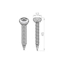 Ejot Rolladen Ejot Nippel-Schrauben 45mm zur Befestigung von Führungsschienen