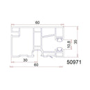 Exte Rolladen Exte PVC-Mini Einzelführungsschiene 50971