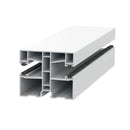 Exte Rolladen Weiss / 100cm Exte PVC-Mini Doppelführungsschiene 50951