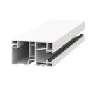 Exte Rolladen Weiss / 100cm Exte PVC-Mini Einzelführungsschiene 50971