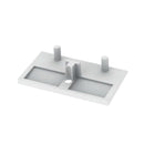 Exte Rolladen Weiss Exte Blendkappe für Führungsschiene 57968