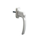 Fam Fenster Fam Fenstergriff Knopfdruck RAL9016 Weiß 35mm Stiftlänge