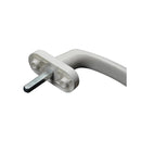 Fam Fenster Fam Fenstergriff Standard RAL9016 Weiß 40mm Stiftlänge - 10 Stück Set