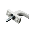 Fam Fenster Fam Fenstergriff Standard Swing RAL9016 Weiß 35mm Stiftlänge