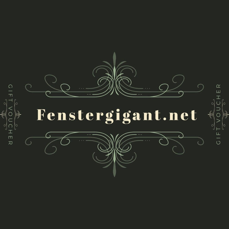 Fenstergigant Geschenkgutscheine 5,00 € Fenstergigant Geschenkgutschein