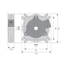 Gaposa Rolladen Gaposa Fangvorrichtung Fangeinheit M1A 80Nm