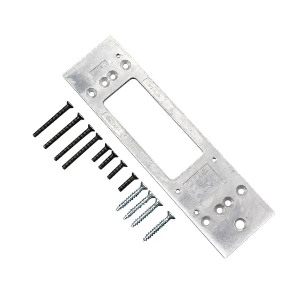 GEZE Tür GEZE Montageplatte TS 3000 RAL 9016 Weiss 011233