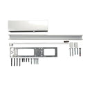 GEZE Tür GEZE Türschliesser TS 3000 V mit Gleitschiene und Montageplatte RAL 9016