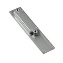 Gretsch-Unitas Fenster GU HS Griffmuschel Eckig Bautiefe 11mm Silber EV1 29992