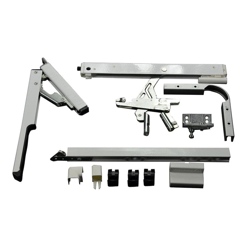Hautau Fenster Hautau PRIMAT FL 190 Set für Oberlichtöffner Ausführung E Silber EV1 173002
