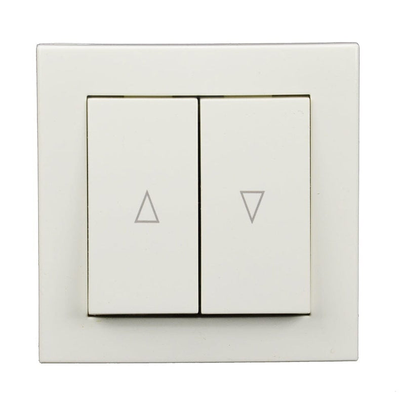 Inprojal Rollladen Inprojal Lenora Doppelwipptaster Ultraweiss 6428/1D UW