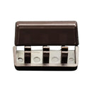 Markenlos Fenster 10 Stück Wasserschlitzkappen Entwässerungskappen in Braun RAL 8019