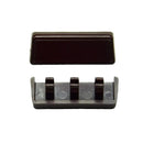 Markenlos Fenster 25 Stück Wasserschlitzkappen Entwässerungskappen in Mahagoni Set